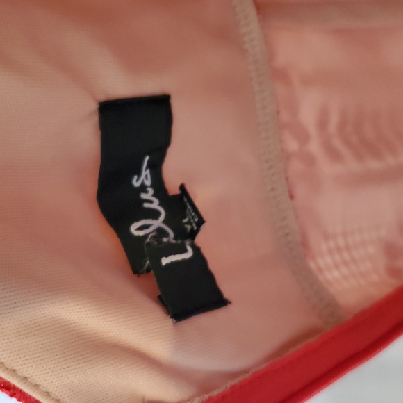 Lulu's women’s Scarlet Lace Overlay Dress fully lined in nude Size XL  NWOT - Picture 8 of 11